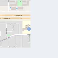 Small map showing the location of Pine Ridge Elementary School